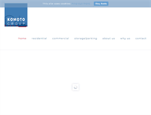 Tablet Screenshot of komotogroup.co.uk